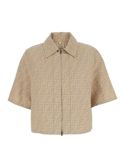 FENDI FENDI "FF CHAMBRAY" JACKET