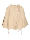Fendi Ff Chambray Jacket Jackets Beige In Brown