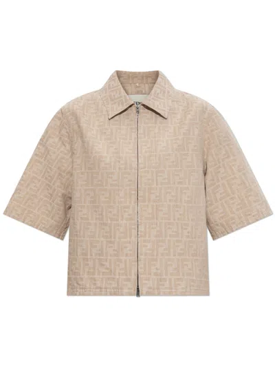 FENDI FF CHAMBRAY JACKET