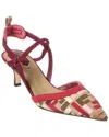 Fendi Colibri' Lite' Ff Mesh Slingback Pumps