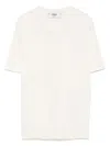 Fendi Ff Cotton And Viscose Short Sleeved Jumper Clothing