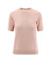 Fendi Women Ff Cotton And Viscose Sweater