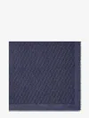 Fendi Women Ff Cotton And Wool Shawl In Blue