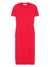 Fendi Ff Cotton And Viscose Fitted Midi Dress