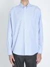 Fendi Ff Cotton Shirt In Blue