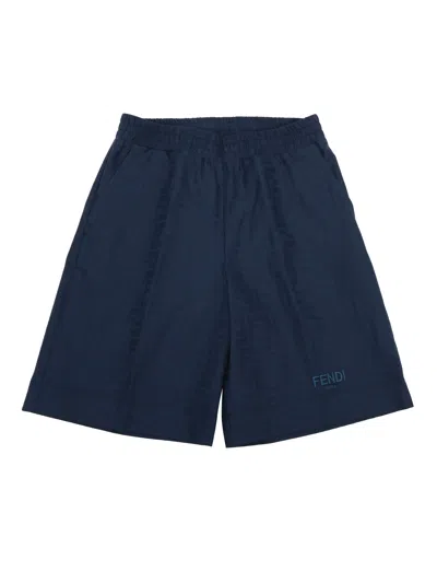 FENDI FF COTTON SHORTS