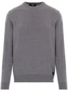 Fendi Crew-neck Sweater In Gray