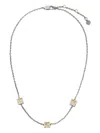 Fendi Gold And Silver-colored Necklace In Silver