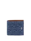 Fendi Ff-monogram Canvas Bifold Wallet