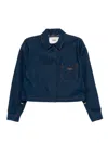 Fendi `ff` Denim Jacket In Blue