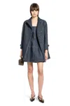 Fendi Monogram Denim Jacket In Blue