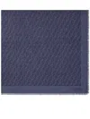 Fendi Ff Denim Shawl Accessories In Blue