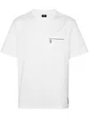 Fendi Ff Chest Pocket Cotton T-shirt In White