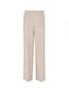 Fendi Ff Diagonal 3d Wool Trouser In Beige