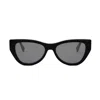 Fendi ' Diamonds 54mm Cat Eye Sunglasses In Black