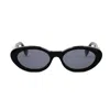Fendi Ff Diamonds Full-frame Sunglasses In Black