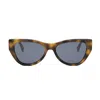 Fendi Fe40149i 53v Havana Sunglasses