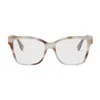 Fendi Fe50117i Ff Diamonds 055 Rosa Marrone Glasses In Brown