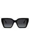 Fendi Ff Diamonds Fe40161i Sunglasses In Black