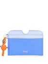 Fendi Ff Diamonds Card Case In Blue