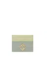 Fendi Ff Diamonds Card Holder In Gray