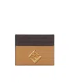 Fendi Ff Diamonds Logo-plaque Card Wallet In Multi
