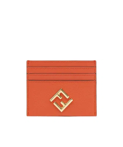 FENDI FENDI CARD HOLDER WITH LOGO DETAIL
