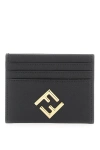 Fendi Ff Diamonds Cardholder In Black