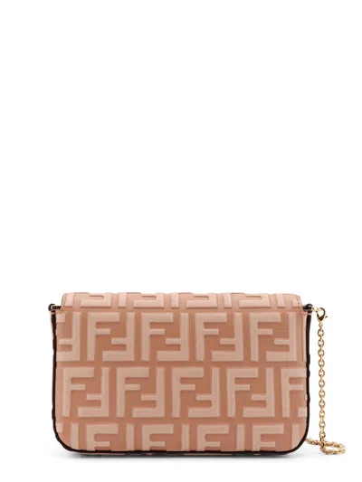 FENDI FF DIAMONDS CHAIN-LINKED WALLET