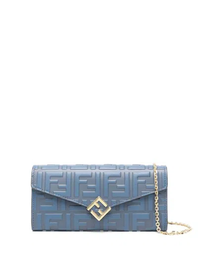 Fendi Ff Diamonds Continental Wallet With Chain Accessories