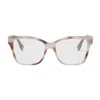 Fendi Fe50117i Ff Diamonds 055 Rosa Marrone Glasses In Brown