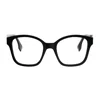 Fendi Ff Diamonds Eyeglasses In Black