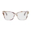 Fendi Fe50117i Ff Diamonds 055 Rosa Marrone Glasses In Brown