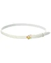 Fendi "ff Diamonds" Belt In White
