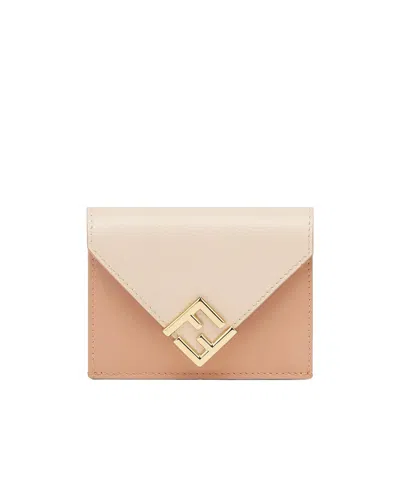 FENDI FF DIAMONDS TRI-FOLD WALLET