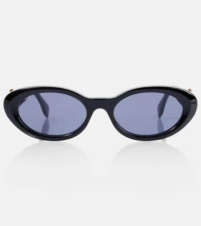 FENDI FF DIAMONDS OVAL SUNGLASSES