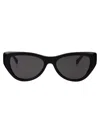 Fendi Smoke Cat Eye Ladies Sunglasses Fe40135i 01a 135 In Black