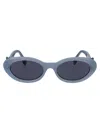 Fendi Ff Diamonds Sunglasses In Crystal Grey