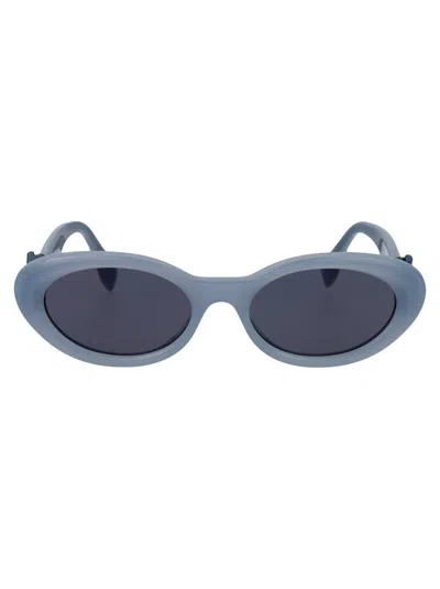Fendi Ff Diamonds Sunglasses In Grey