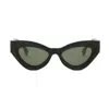 Fendi Ff Diamonds 52mm Cat Eye Sunglasses In Green