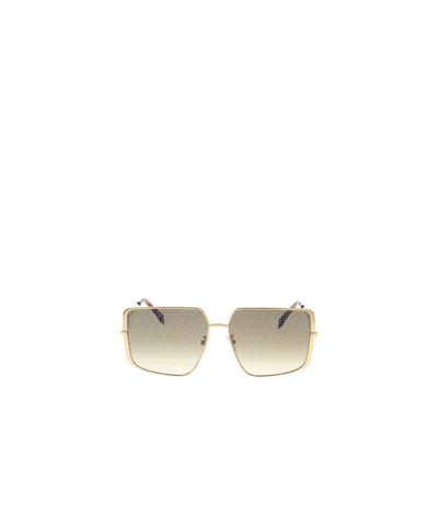 Fendi Ff Diamonds Sunglasses In Silver