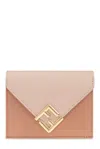 Fendi Ff Diamonds Medium Tri-fold Wallet Accessories In Bal Rose+r Quarzo+os