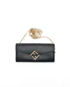 Fendi Ff Diamonds Wallet On Chain Bag In Black