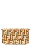 Fendi 'ff Diamonds' Wallet On Chain In Brown