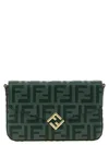 Fendi 'ff Diamonds' Wallet On Chain In Green