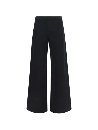 Fendi Ff Double-face Trousers In Black
