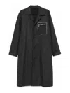 Fendi Single-breasted Cashmere Coat In Black