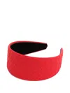 Fendi Ff-embossed Headband In White