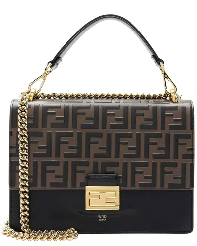 Pre-owned Fendi Ff Embossed Kan U Medium (authentic Pre-loved)