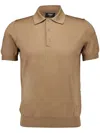 Fendi Wool Polo In Neutrals